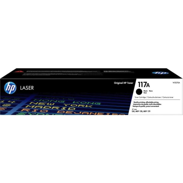 HP 117A laser - original toner - sort - 1000 sider