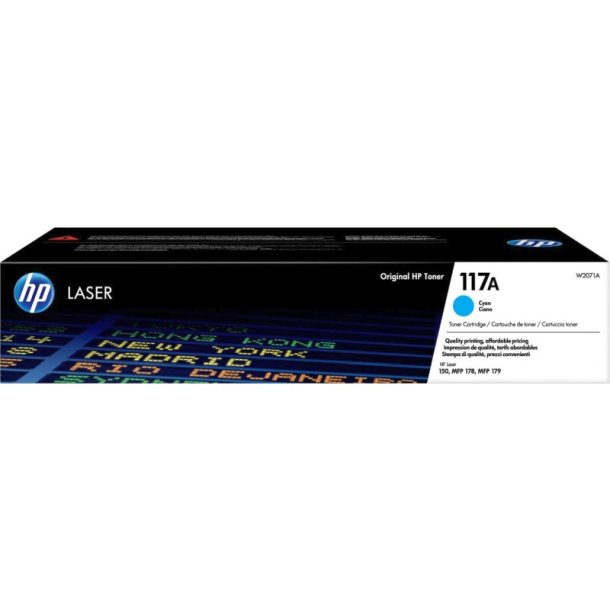 HP 117A laser - original toner - cyan - 700 sider