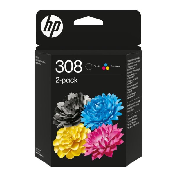 HP 924 Original Bl�kpatroner multipack Sort, Cyan, Magenta, Yellow - 160 Sider / 120 Sider