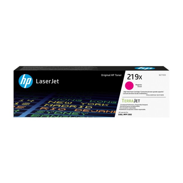 HP 219X Original Tonerpatron Magenta - 2500 Sider