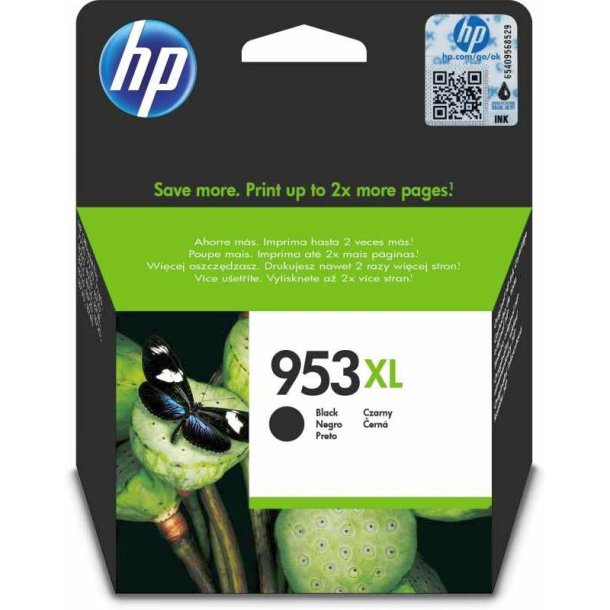 HP 953XL - original - med hj kapacitet - sort