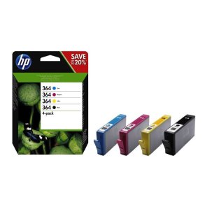 HP 364 - originale - blkpatroner - sort/cyan/magenta/gul - 4-pak