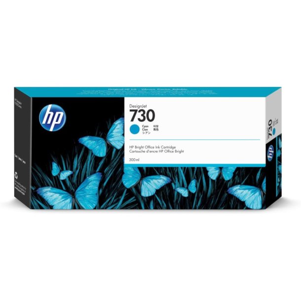 HP 730 - 300-ml - Cyan - DesignJet - Blkpatron