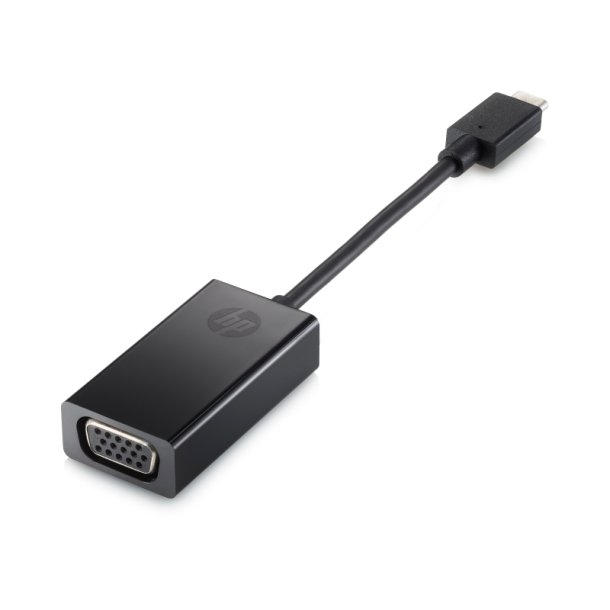 HP USB-C til VGA Adapter - sort