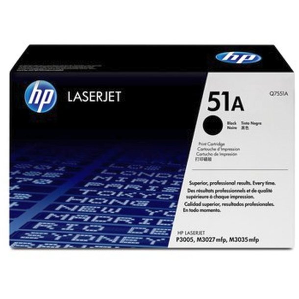 HP 51A LaserJet - original toner - sort - 6500 sider