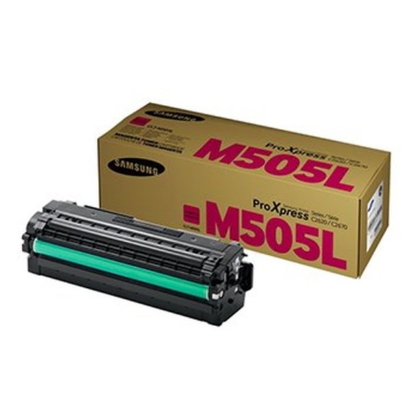 Samsung CLT-M505L - original toner - magenta - 3500 Sider