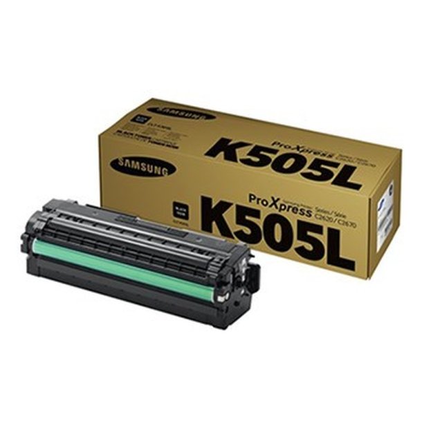 Samsung CLT-K505L - original toner - sort - 6000 Sider