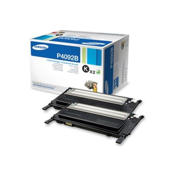 Samsung CLT-P4092B - Pakke med 2 - original toner - sort - 1500 sider