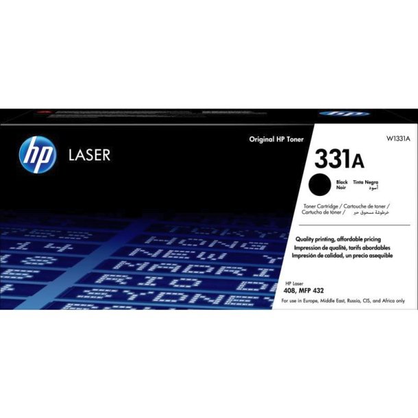 HP 331A-lasertoner - sort