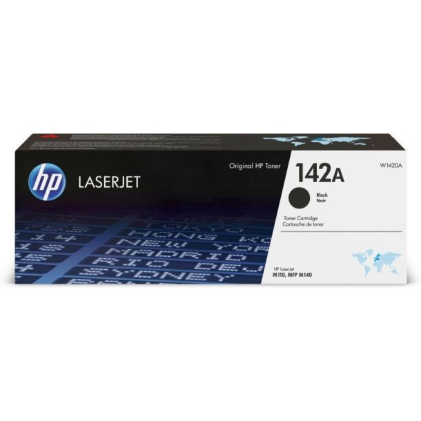 HP 142A - original LaserJet - toner - sort