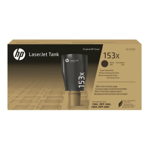 HP 153X - original - LaserJet Tank - toner genopfyldningsst - sort