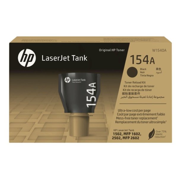 HP 154A Black - original - LaserJet Tank Toner Reload Kit - 2500 Sider - Sort - 1 stk