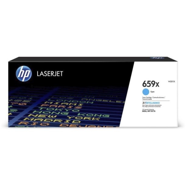 HP LaserJet 659X - original toner med hj ydelse - cyan - 29000 sider