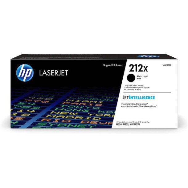 HP 212X - LaserJet - original toner - sort - 13000 sider