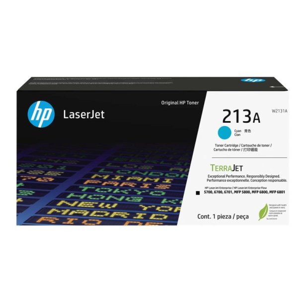 HP 213A - original - LaserJet-tonerpatron - cyan