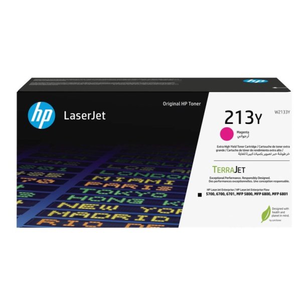 HP 213Y - original - LaserJet-tonerpatron med ekstra hj kapacitet - magenta