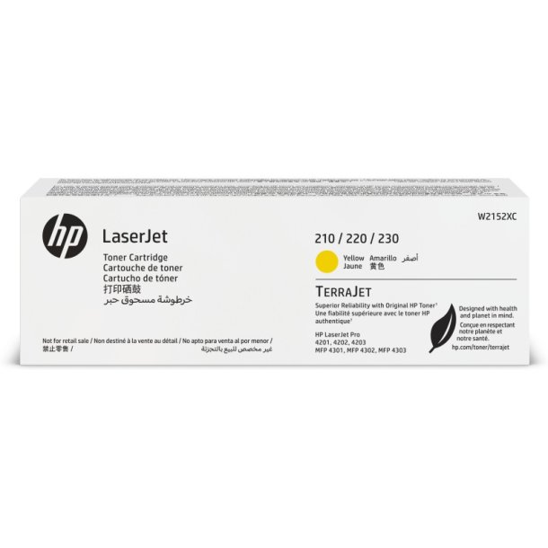 HP W2152XC - Yellow - Original - Contract LaserJet Tonerpatron - 5.500 sider