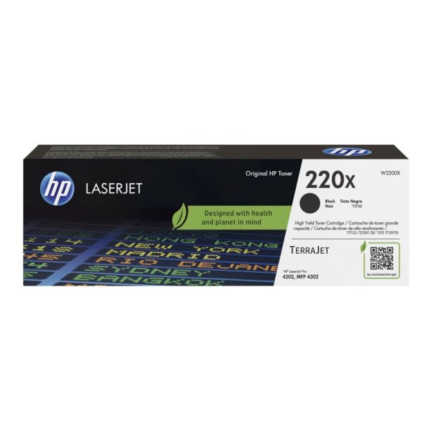 HP 220X - original - LaserJet-tonerpatron - sort