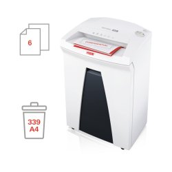 HSM Securio B24 makulator - P6 konfettimakulator - 35 Liter