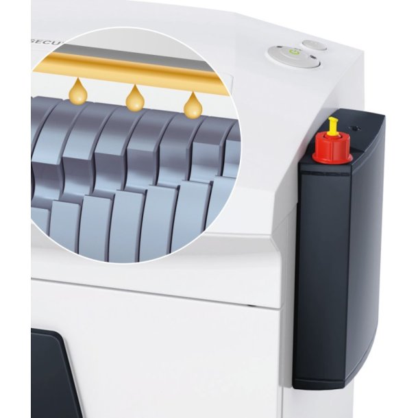 HSM Securio B24 makulator - P6 konfettimakulator - 35 Liter - Auto oli&eacute;r