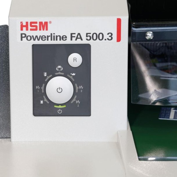 HSM Powerline FA500.3 makulator - P5 Konfettimakulator - 530 Liter Heavy Duty