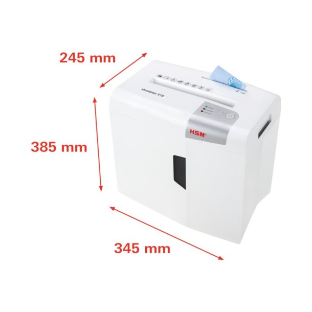 HSM Shredstar S10 makulator - P2 strimmelmakulator - 18 Liter