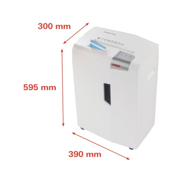 HSM Shredstar X12pro makulator - P5 konfettimakulator - 26 Liter