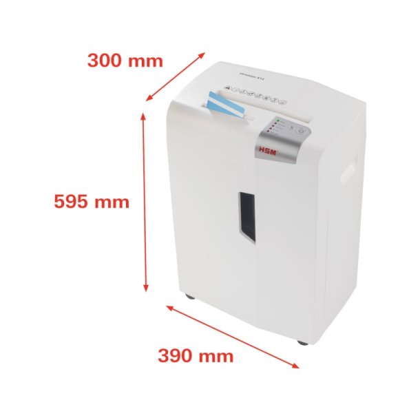 HSM Shredstar X13 makulator - P4 konfettimakulator - 23 Liter