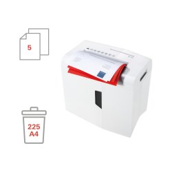 HSM Shredstar X5 makulator - P4 konfettimakulator - 18 Liter