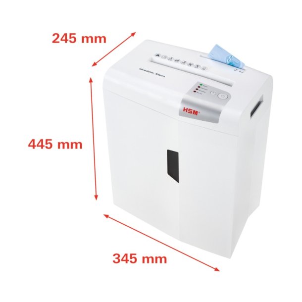 HSM Shredstar X6pro makulator - P5 konfettimakulator - 20 Liter