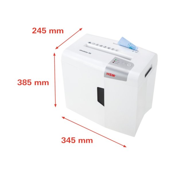 HSM Shredstar X8 makulator - P4 konfettimakulator - 18 Liter