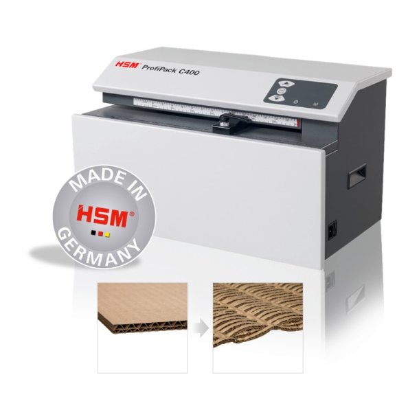 HSM ProfiPack - papmakulator - C400 - bordmodel