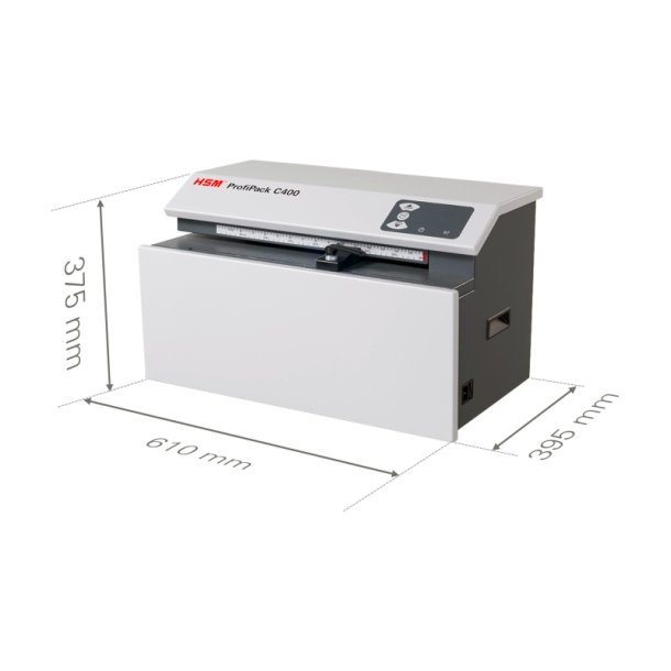 HSM ProfiPack - papmakulator - C400 - bordmodel