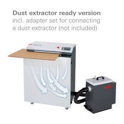 HSM ProfiPack - papmakulator - P425 - gulvmodel - m/adapterst