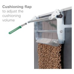 HSM ProfiPack - papmakulator - P425 - gulvmodel - m/adapterst