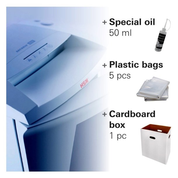 HSM Securio B34 makulator - P4 - 4,5x30 - konfetti