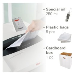 HSM Securio P44i makulator - P5 - 1,9x15 - konfetti - inkl. CD skre