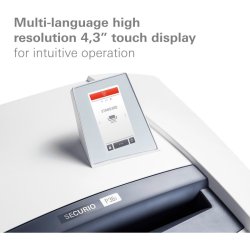 HSM Securio P44i makulator - P4 - 3,9x40 - konfetti - inkl. CD skre