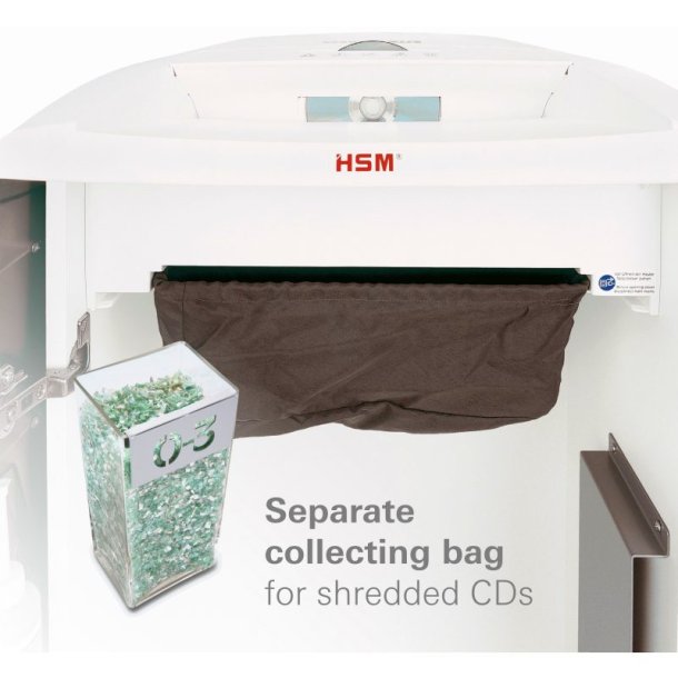 HSM Securio B35 makulator - P4 - 4,5x30 - konfetti - inkl. olie