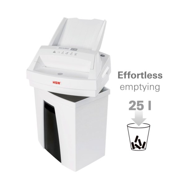 HSM Securio AF100 autofeed makulator - P4 - 4x25 - konfetti