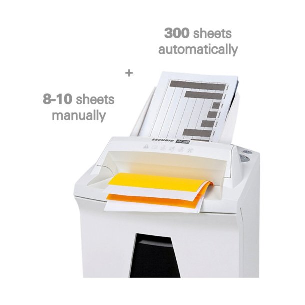 HSM Securio AF300 autofeed makulator - P5 - 1,9x15 - konfetti