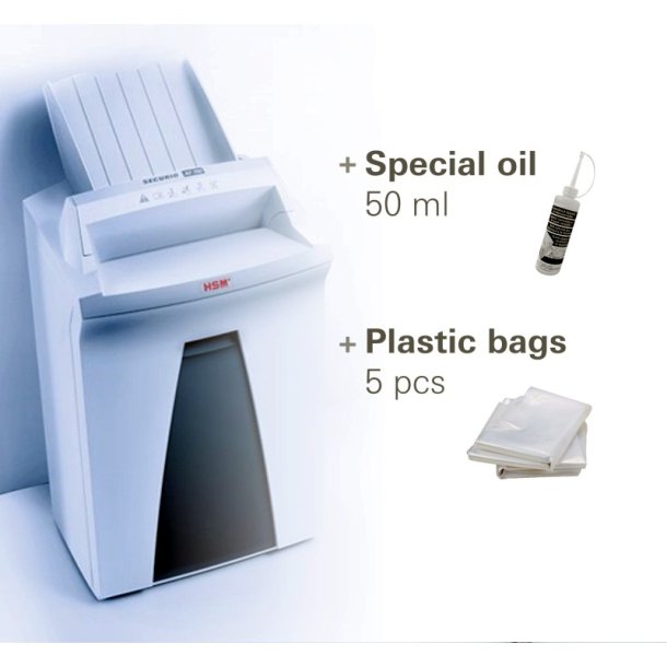 HSM Securio AF300 autofeed makulator - P4 - 4,5x30 - konfetti