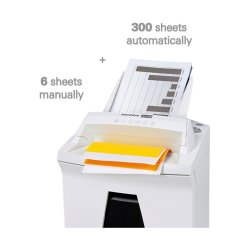 HSM Securio AF300 autofeed makulator - P6 - 0,78x11 - konfetti