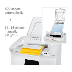 HSM Securio AF500 Autofeed makulator - P4 - 4,5x30 - konfetti