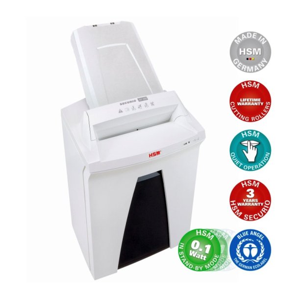 HSM Securio AF350 Autofeed makulator - P4 - 4,5x30 - konfetti