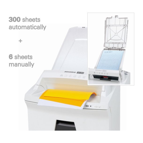 HSM Securio AF350 Autofeed makulator - P6 - 0,78x11 - konfetti