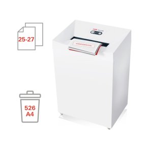 HSM Pure 530 papir makulator - 5,8mm P2 Strimmelmakulator 80L