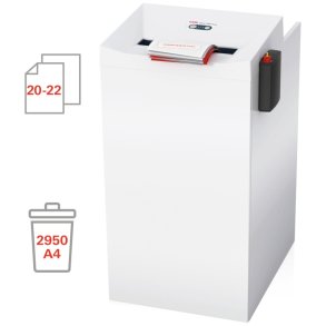 HSM Pure 740MAX makulator - P4 konfettimakulator 240 Liter - Auto oliér