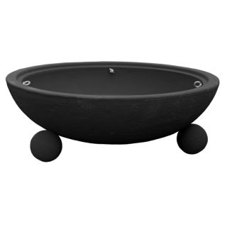 Hallabroplast exclusive store beton plantekummer antracitfarvet