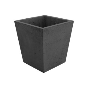 Frida 50 L beton plantekumme antracit basic - Firkantet